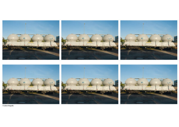 Trix 18291 <br>Silowagen-Set Bauart Uacs 408S