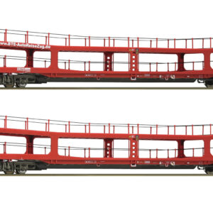 Roco 77047 <br>2-tlg. Set: Autotransportwagen, BTE