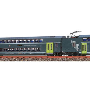 Brawa 44582 <br>BRAWA 44582 3-tlg. Set Doppelstock-Triebzug NAH.Sh Kiel Hbf DB DCC Sound