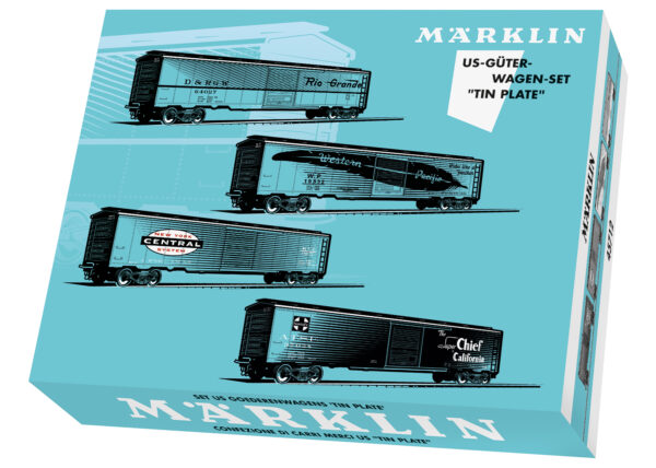 Märklin 45712 <br>US-Güterwagen-Set "Tin Plate" – Bild 2