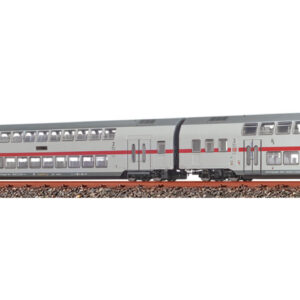 Brawa 64523 <br>Doppelstockwagen-Set 3-tlg. Twindexx DB AG