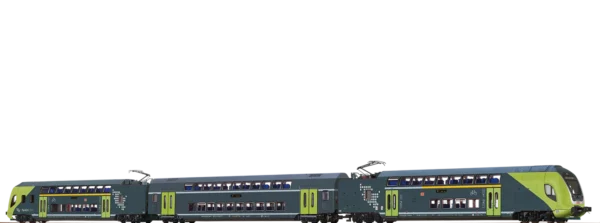 Brawa 64548 <br>N 3-tlg. E-Triebzug Twindexx Vario DoSto - Nah.SH analog
