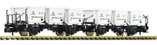 Fleischmann 6660106 <br>Behältertragwagen-Doppeleinheit, DB
