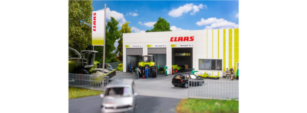 Faller 130121 <br>H0 Bausatz Landmaschinenwerkstatt Claas