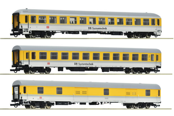 Roco 74013 <br>3-tlg. Set: „DB Systemtechnik“, DB AG