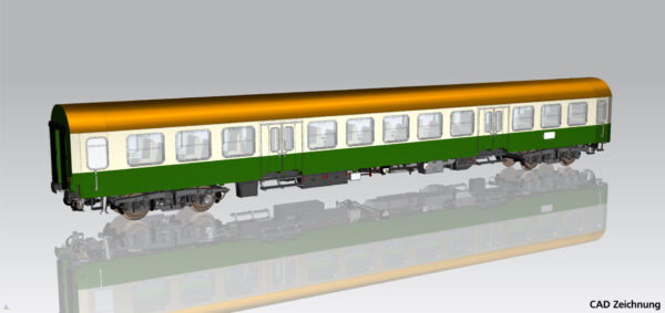 Piko 28005 <br>Halberstädter Mitteleinstiegswagen 2. Klasse DR IV