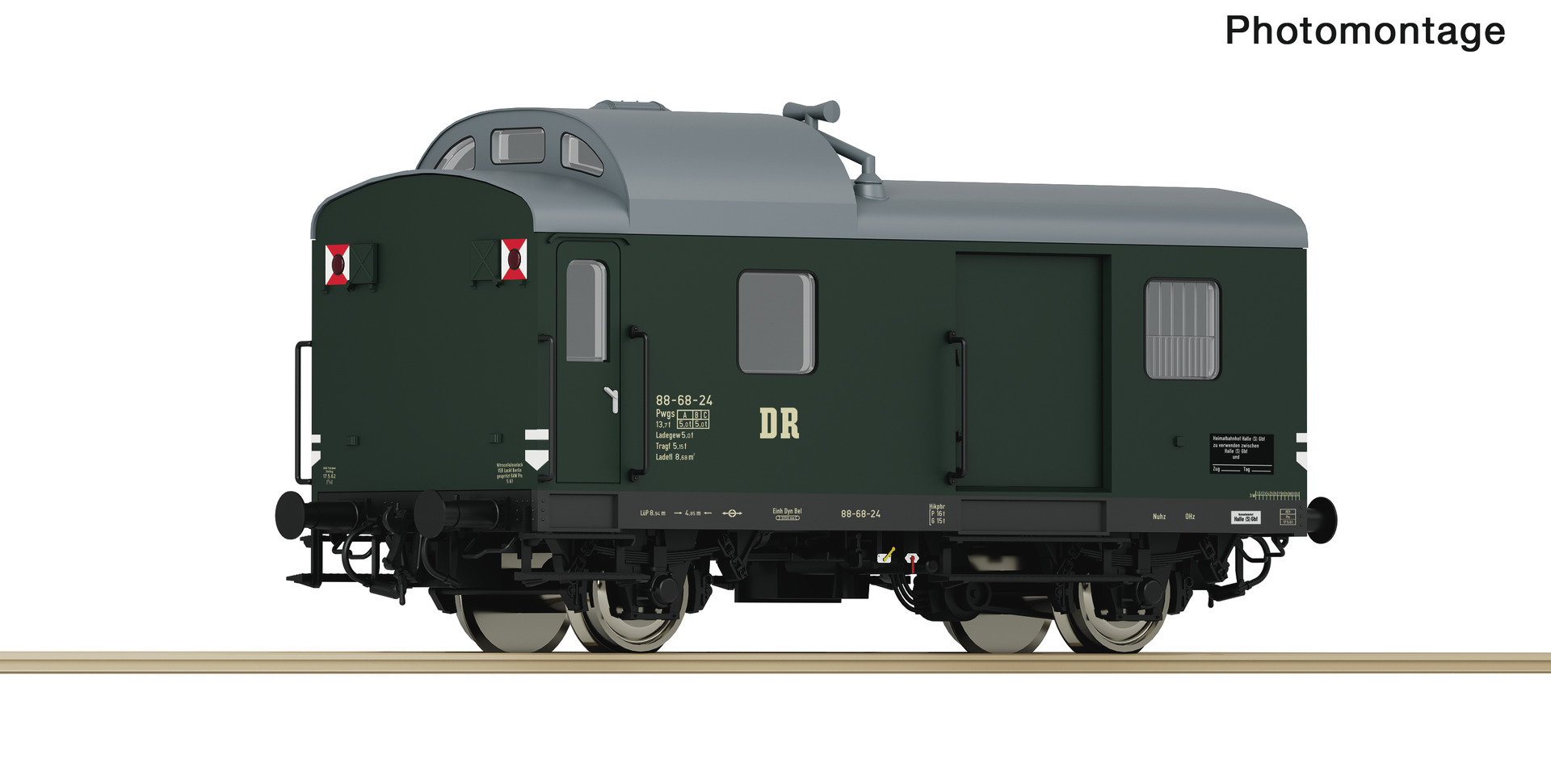 Roco 6210175 <br>Guterzugbegleitwagen Pwg DR I Roco 6210175 <br>Guterzugbegleitwagen Pwg DR I