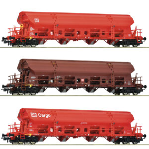 Roco 6600153 <br>3-tlg. Set: Schwenkdachwagen, DB AG