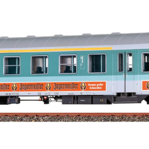 Brawa 46683 <br>Nahverkehrswagen ABn417 1./2. Kl. Jägermeister DB LED