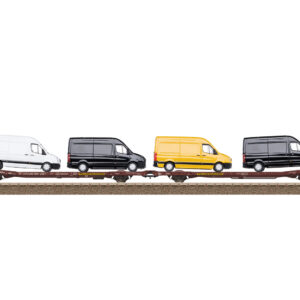 Trix 24428 <br>Flachwagen-Paar Laads TWA