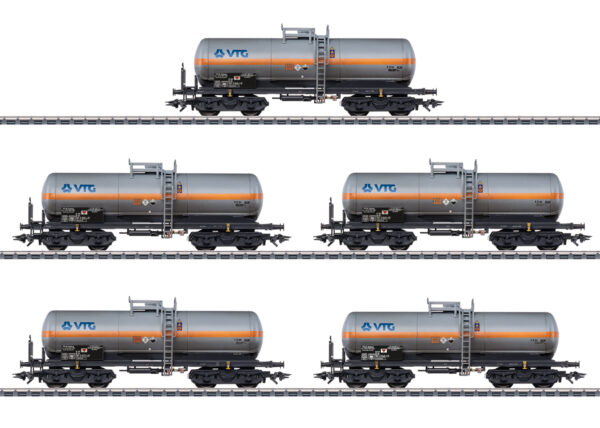 Märklin 46465 <br>Chlorgaskesselwagen-Set VTG