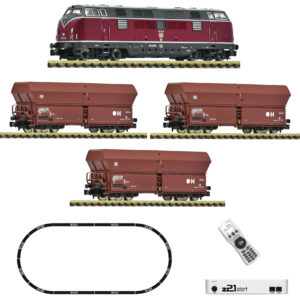 Fleischmann 5170003 <br>z21 start Digitalset: Diesellokomotive BR 221 mit Güterzug, DB