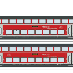 Roco 6200145 <br>2-tlg. Set: Doppelstockwagen, DB AG