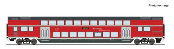 Roco 6200146 <br>Doppelstockwagen 2. Klasse, DB AG