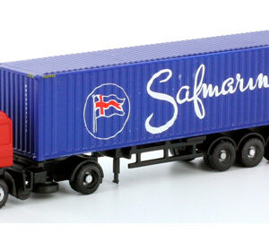 Minis LC4051 <br>MAN F90 Sattelzug, rot mit Safmarine Container, Epoche IV