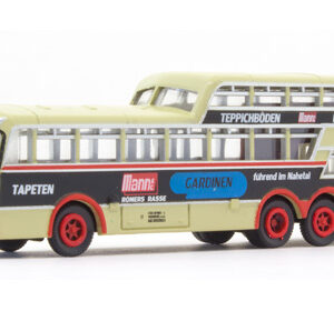 Minis LC3913 <br>Büssing Aero 1 ½ Deck Omnibus Bad Kreuznach „Mann KG“, Epoche III
