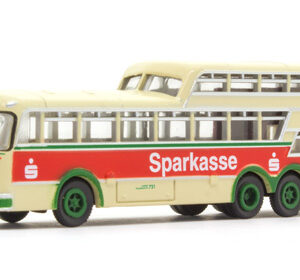 Minis LC3914 <br>Büssing Aero 1 ½ Deck Omnibus Hagen „Stadtsparkasse“, Epoche III