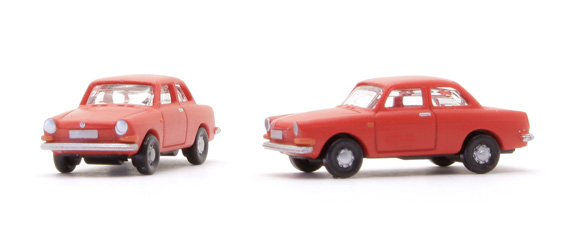 Minis LC4119 <br>2er Set VW 1600 L Leuchtorange Minis LC4119 <br>2er Set VW 1600 L Leuchtorange