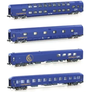 LS Models LS97003 <br>4ER SET NACHTZUGWAGEN CNL, EP.V CNL 212/213, SET II