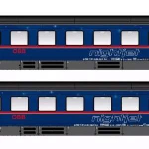 LS Models LS97025 <br>2er Set Personenwagen Bmz, ÖBB Nightjet, Ep. VI