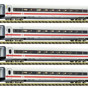 Fleischmann 7760004 <br>4-tlg. Set: Ergänzungswagen zum ICE 2 (BR 402), DB AG