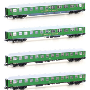 Hobbytrain H22202 <br>4er Set Liegewagen DB/SCHARNOW, Ep.IIIb, Set