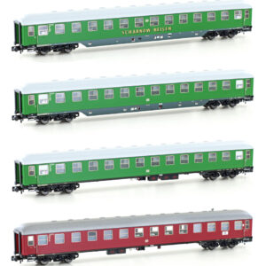 Hobbytrain H22203 <br>4er Set Personenwagen DB/SCHARNOW, Ep.IIIb, Set 2