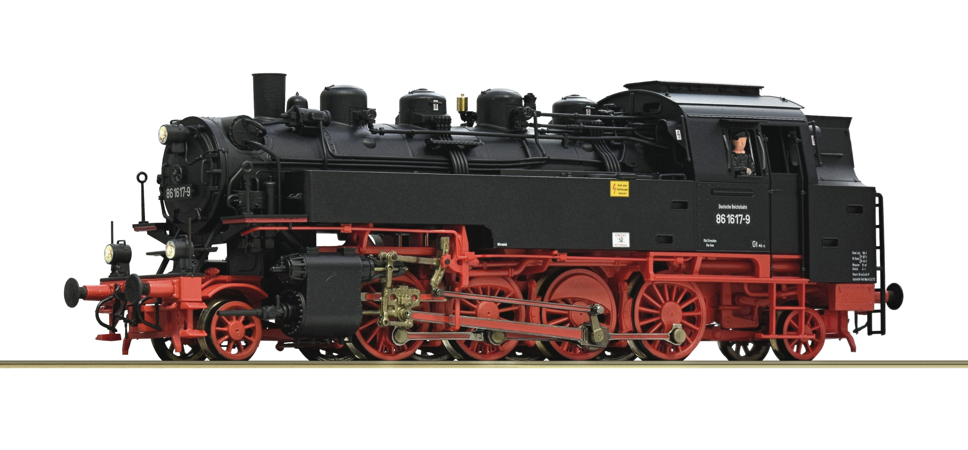 Roco 7100027 <br>Dampflokomotive 86 1617-9, DR Roco 7100027 <br>Dampflokomotive 86 1617-9, DR