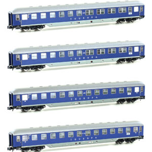 Hobbytrain H22200 <br>4er Set Liegewagen DB/ TOUROPA, Ep.IIIb, Set 1