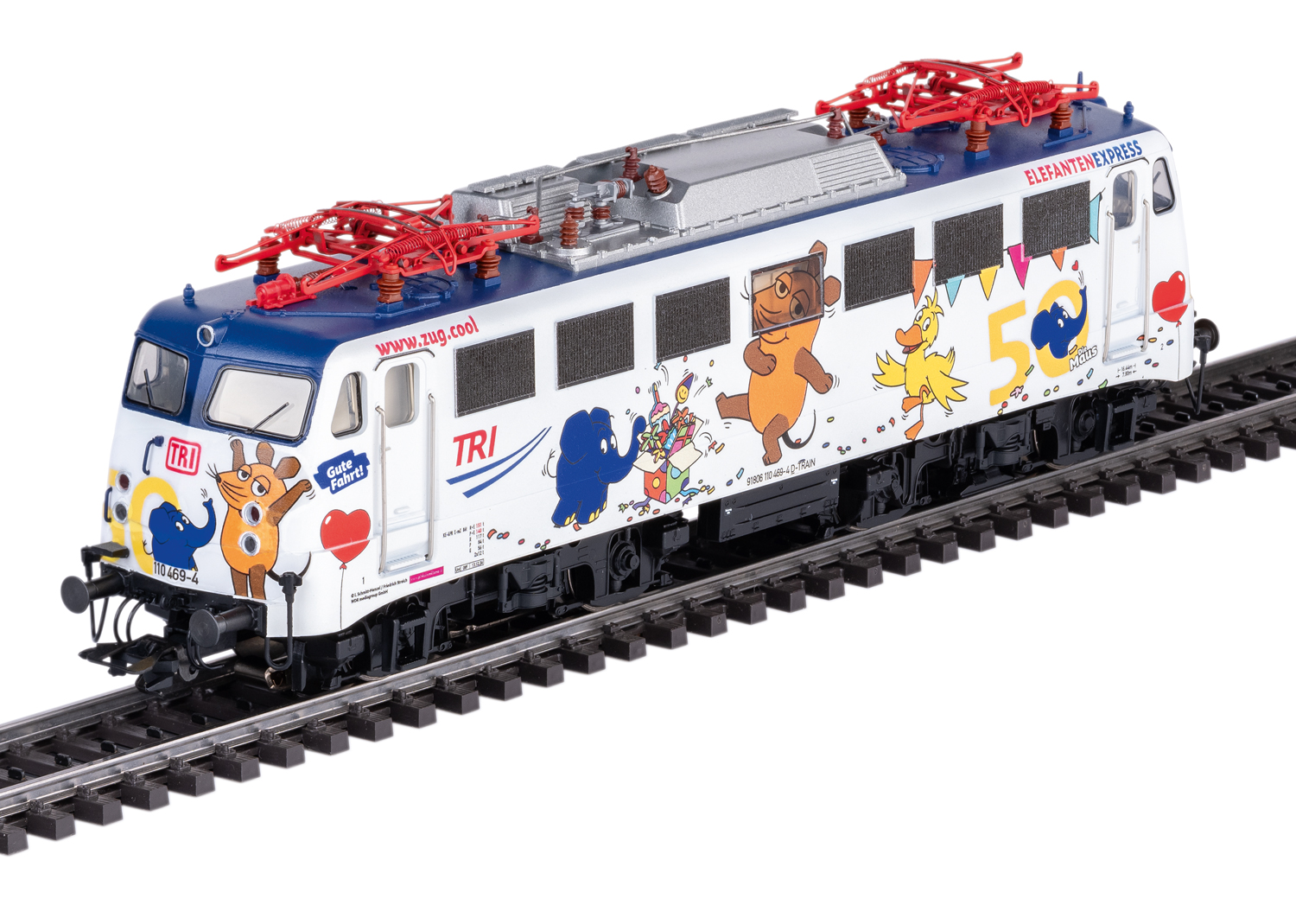 Märklin 039111 <br>Elektrolokomotive Baureihe 110 Elefantenexpress TRI Märklin 039111 <br>Elektrolokomotive Baureihe 110 Elefantenexpress TRI