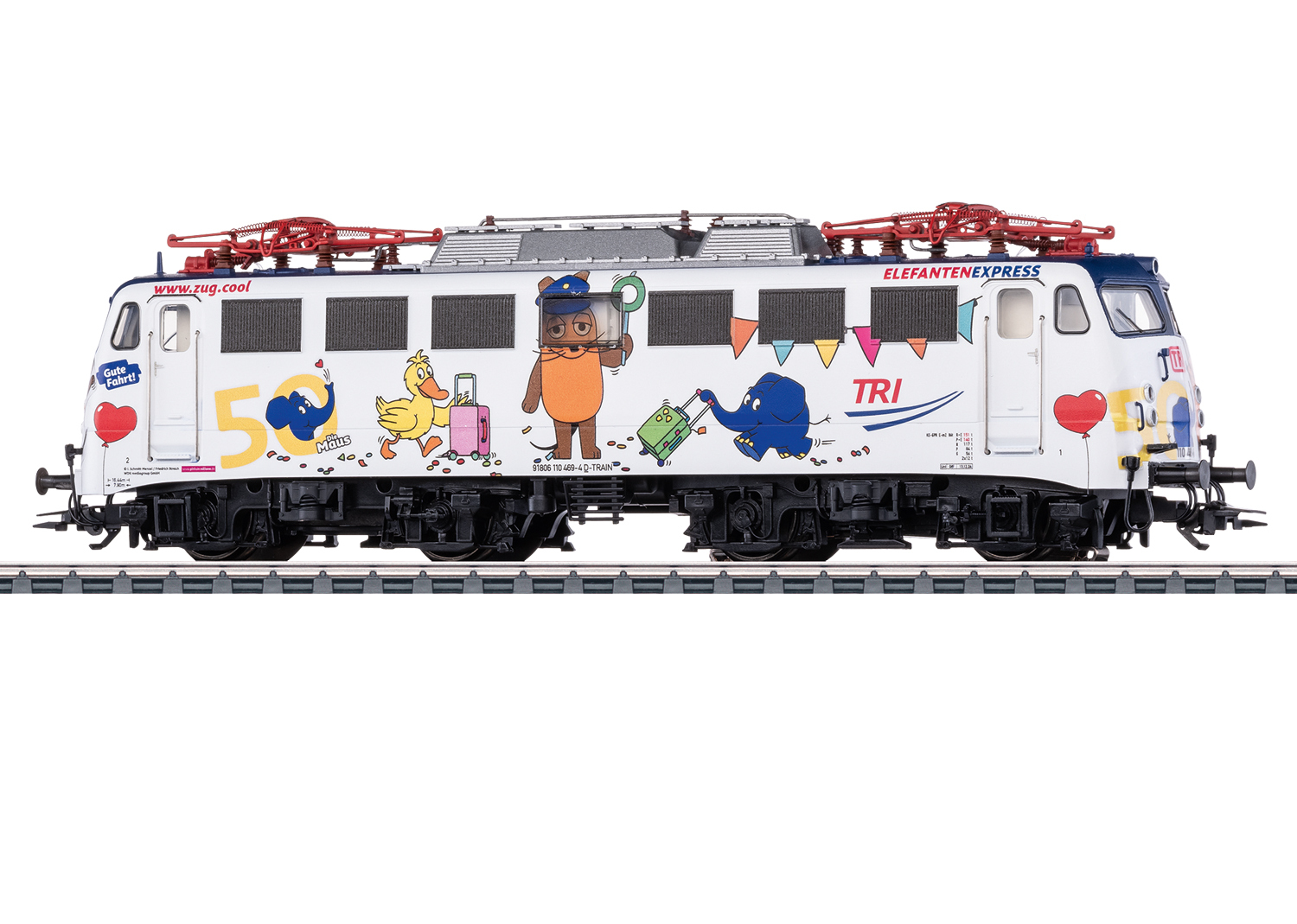 Märklin 039111 <br>Elektrolokomotive Baureihe 110 Elefantenexpress TRI Märklin 039111 <br>Elektrolokomotive Baureihe 110 Elefantenexpress TRI – Bild 2