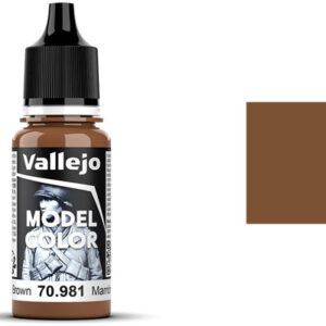 Vallejo 70981 <br>Orangebraun, matt, 18 ml