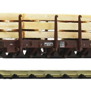 Fleischmann 6660049 <br>Rungenwagen, SBB + Holzbeladung