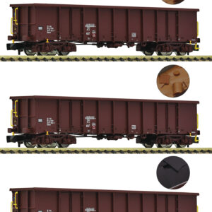 Fleischmann 6660074 <br>3-tlg. Set: Offene Güterwagen, ÖBB