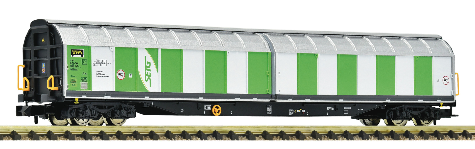 Fleischmann 6660121 <br>Großraum-Schiebewandwagen, SETG Fleischmann 6660121 <br>Großraum-Schiebewandwagen, SETG