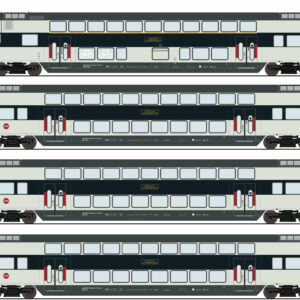 Roco 6210147 <br>4-tlg. Set: Doppelstockwagen, DSB