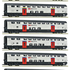 Roco 7710007 <br>8-tlg. Set: Fernverkehrs-Doppelstockzug RABe 502, SBB
