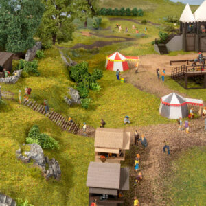 Noch 66828 <br>Bausatz micro-motion Ritterturnier mit micro-sound