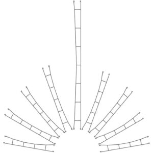 Viessmann 4136 <br>Fahrdraht Länge 144 mm Inhalt 5 Stück